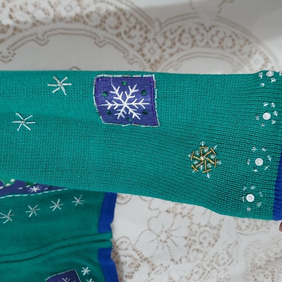 🟢 Jason Maxwell Christmas sweater size small (InvW099) - Picture 10 of 10